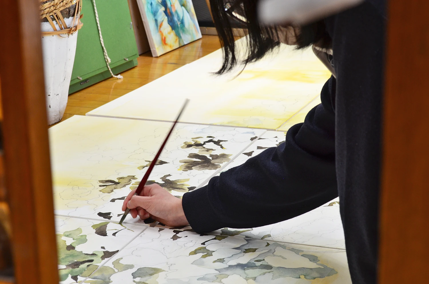 絵画専攻の様子