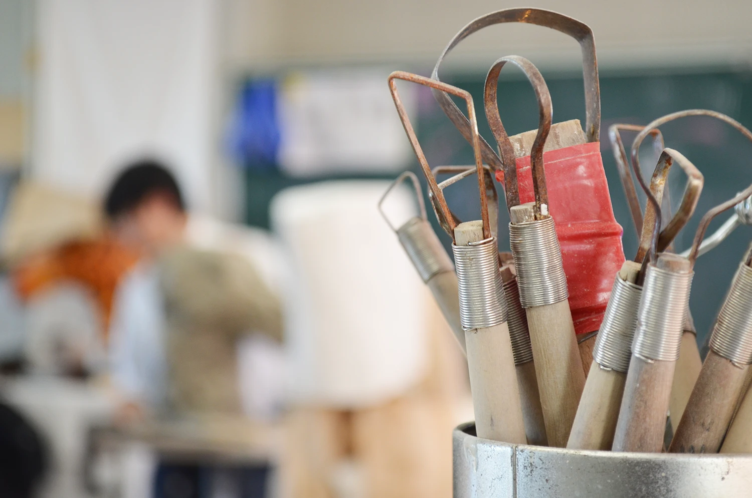 彫刻・立体専攻の様子