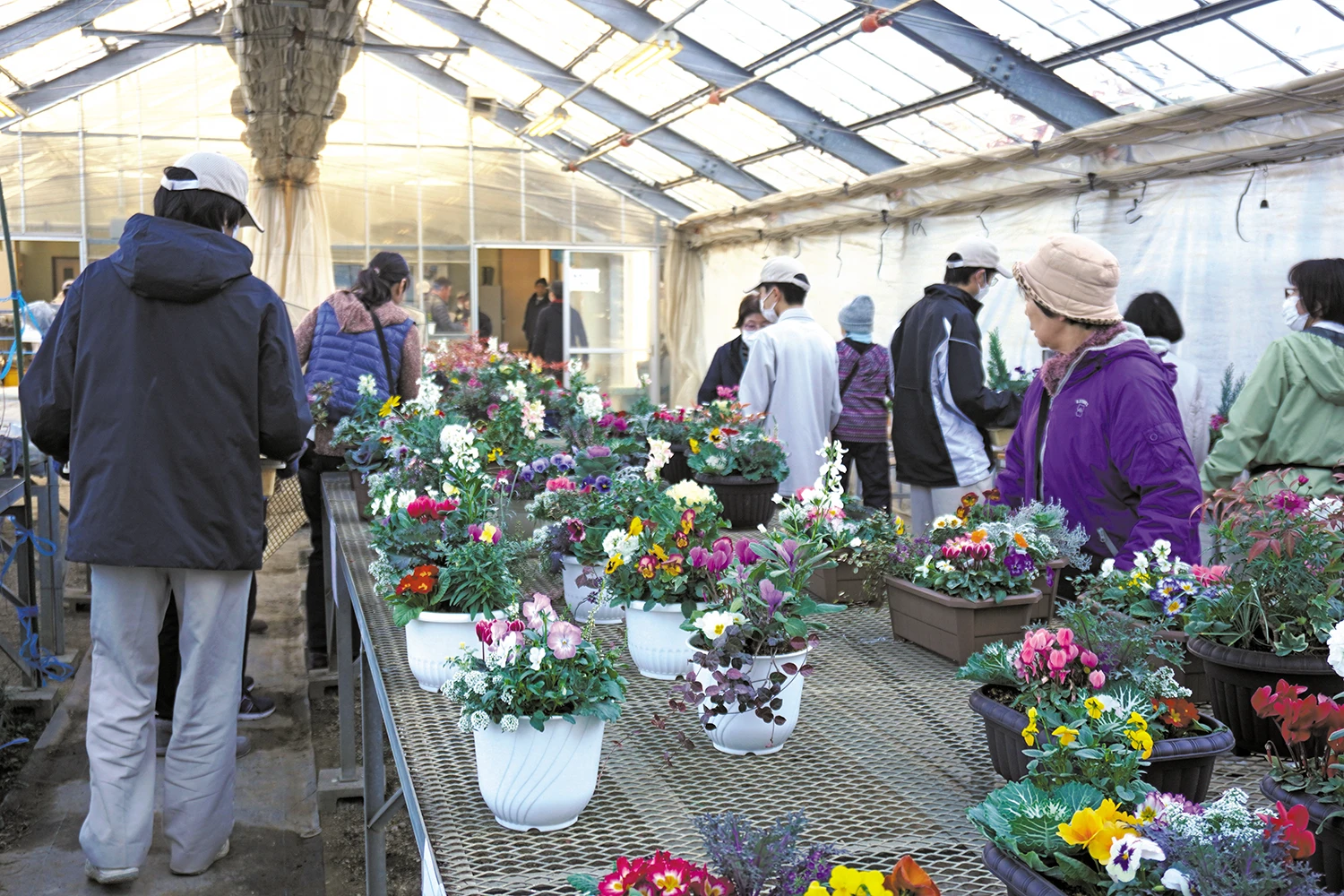 園芸農業コースの様子